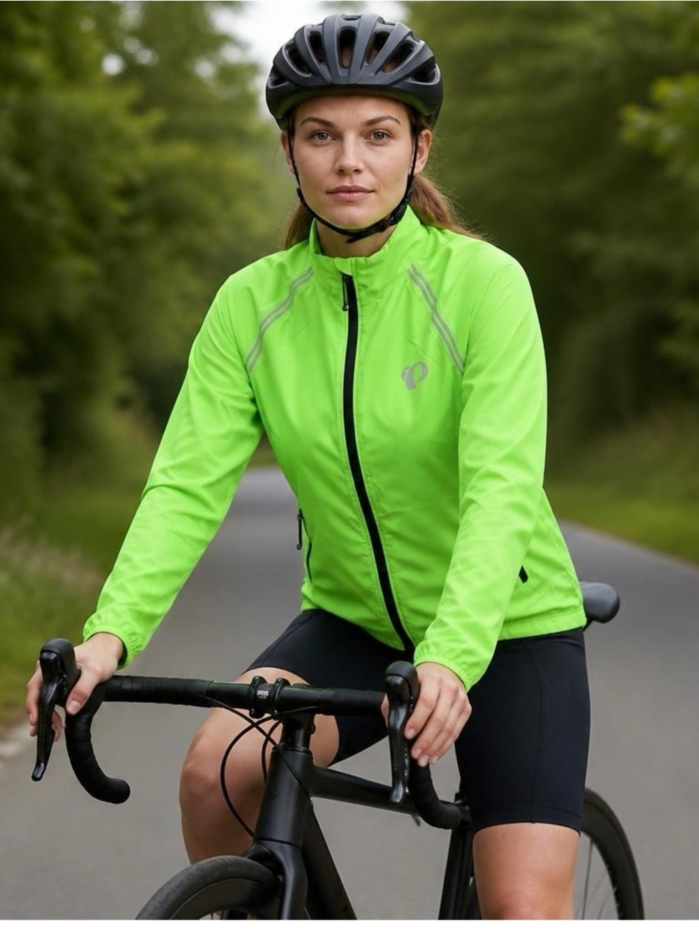 Pearl Izumi Women's Neon Green Cycling Jacket (NWOT)
